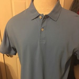 Light blue short sleeve polo